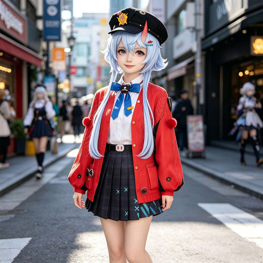 Neverness To Everness Sakiri Cosplay Costume With Polyester Fabric For Anime Role Play