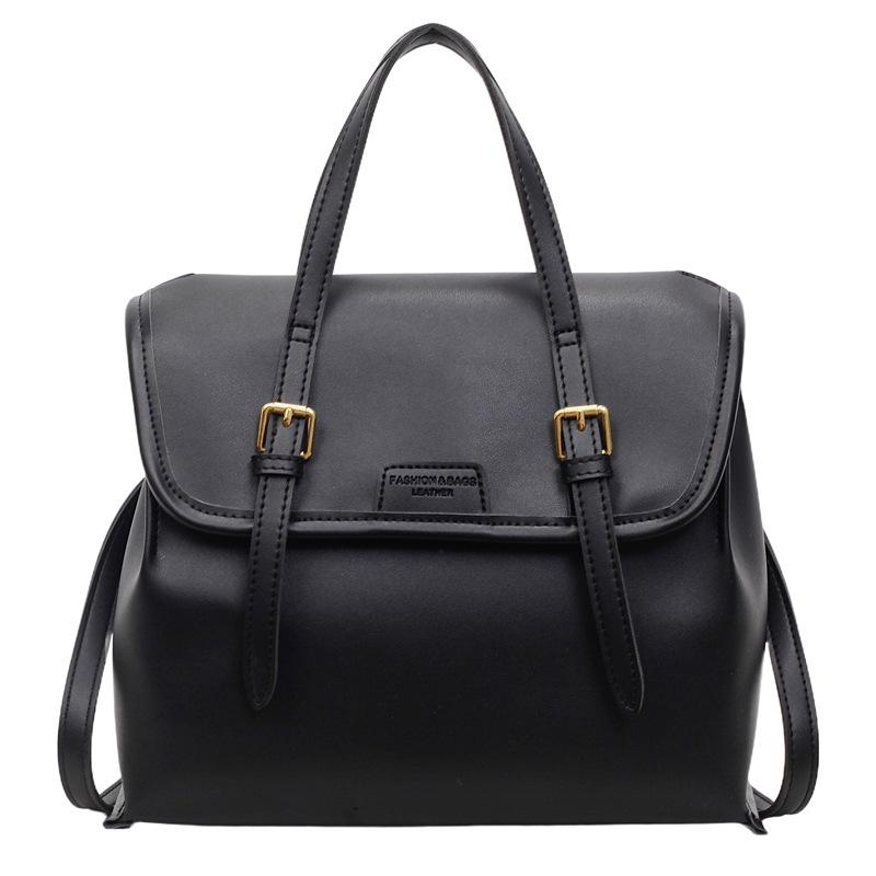 

Student schoolbag new casual fashion simple large capacity backpack portable women s bag чёрный