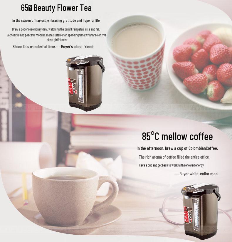 Apache AHP-5083 5L Electric Hot Water Bottle with 304 Stainless Steel Inner Pot and Insulated Constant Temperature Kettle.