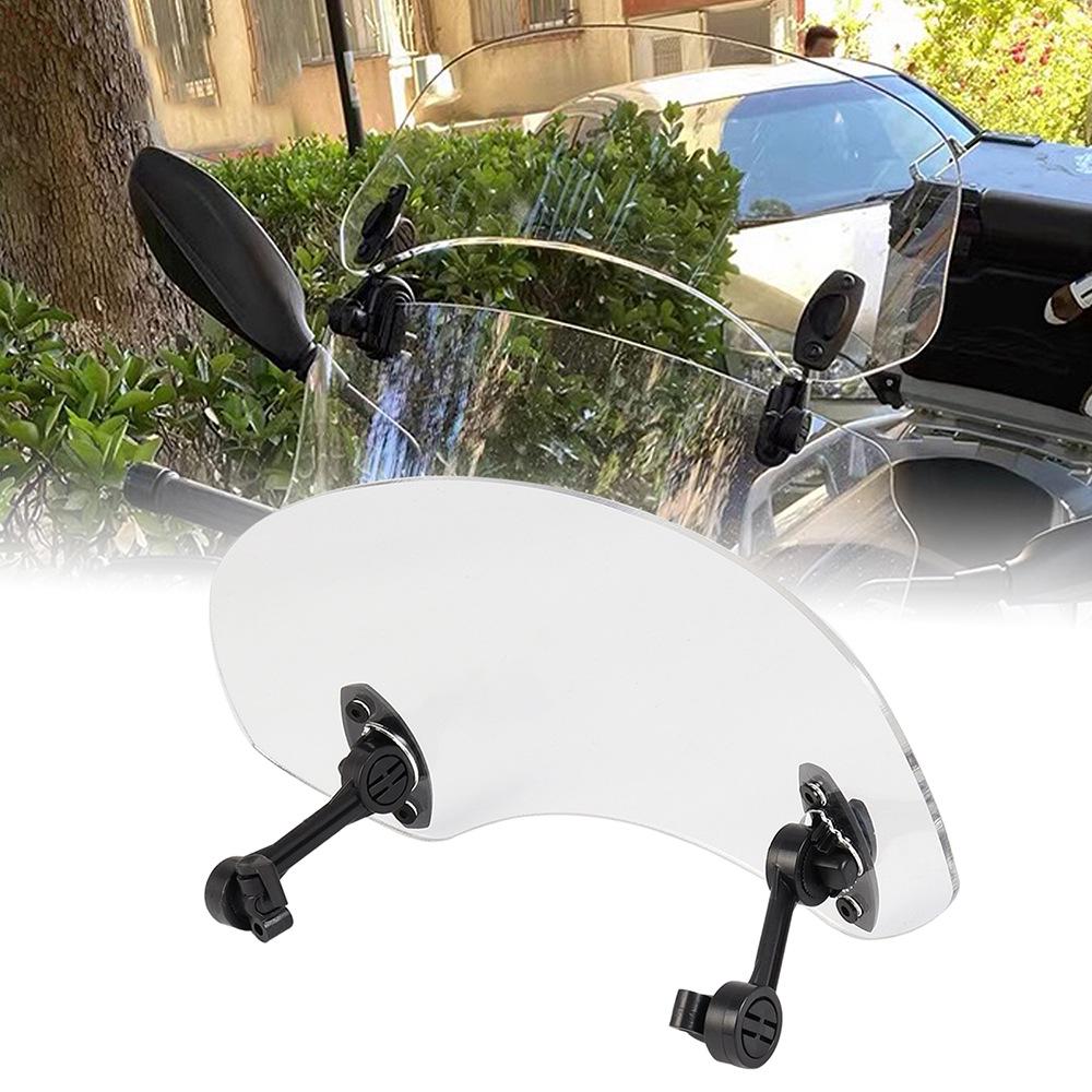 Verstellbarer Universal-Motorrad-Windschutz Luftabweiser für Yamaha, Kawasaki, Honda