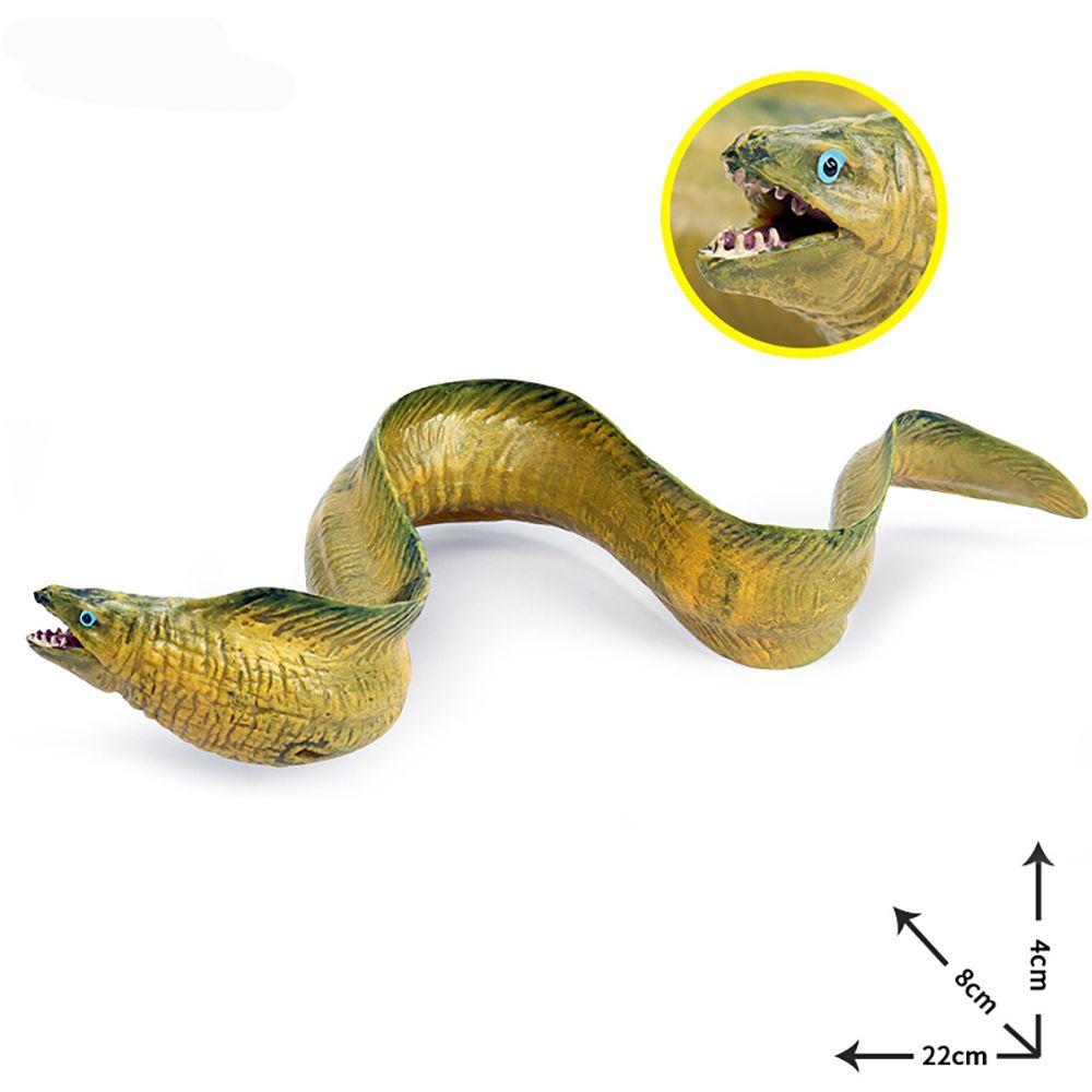 Toy Early Learning Marine Organism Electric Eel Figurines Moray Eel Model Simulation Sealife