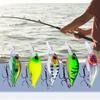 4.3g 5.3cm Crankbaits with Hook Artificial Baits Carp Trout Lures Swimbait Fishing Lures Wobbler Fishing Tackle