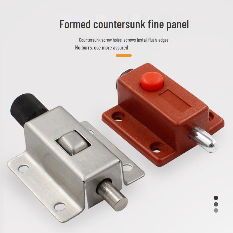 Surface Mount Automatic Spring Latch for Wooden Cabinets and Doors