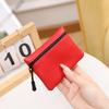1Pc Mini Coin Bag Pouch Coin Purse Ladies Zipper Wallets Small Women Business Card Holder PU