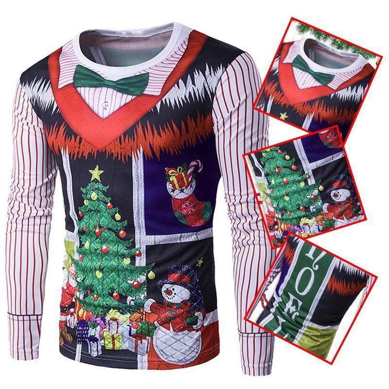 Women Men Ugly Christmas Sweater Xmas Jumper T Shirt Pullover Hoodies Stylish Festive Top