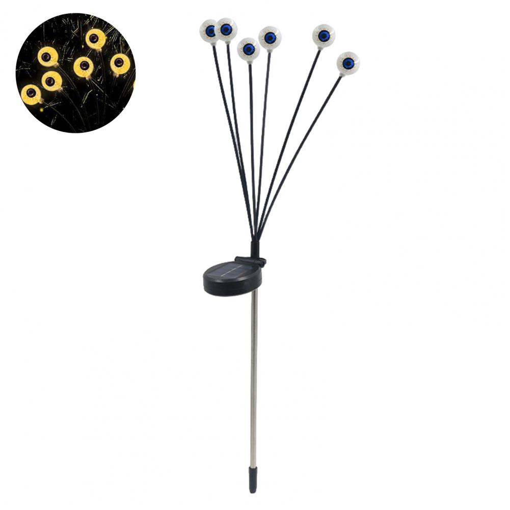 Halloween Decoration Energy Saving Outdoor Spooky Halloween Outdoor Decorations Solar-powered Ghost Eyeball Stake for Yard