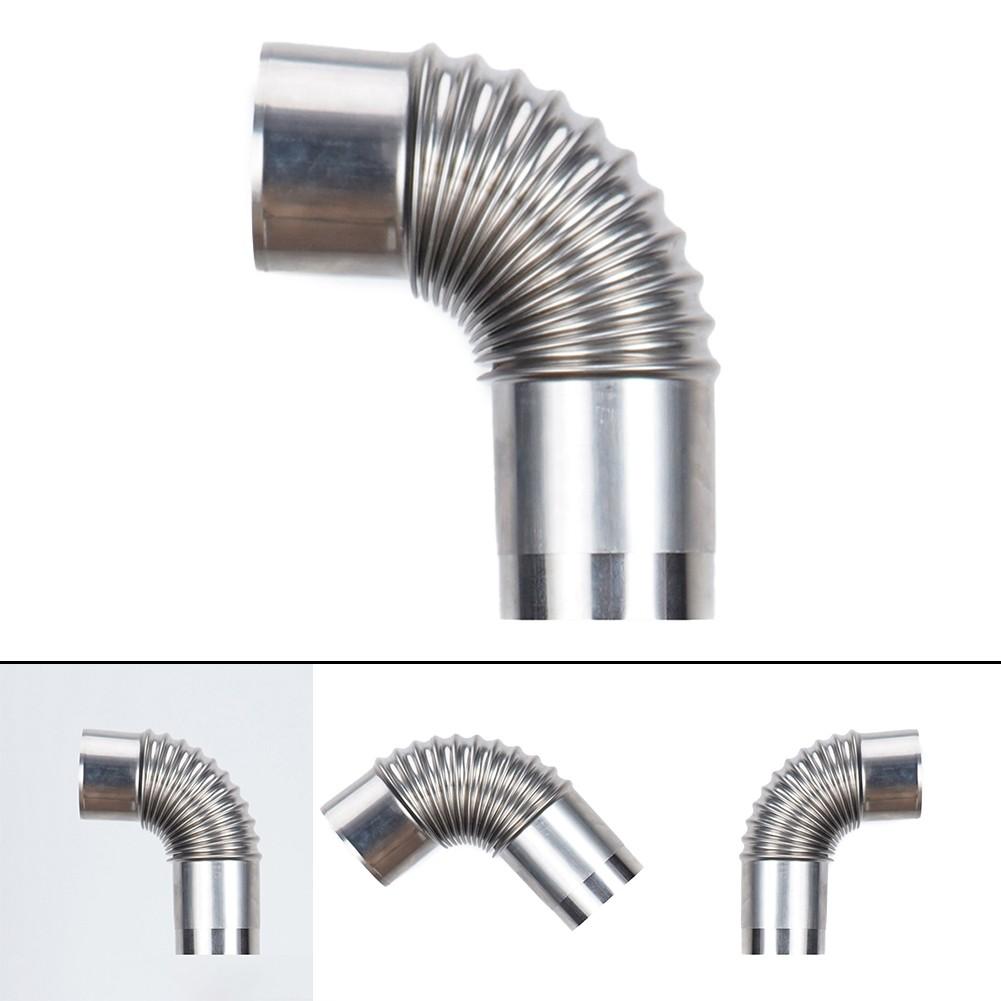 Outdoor Camping Stove Chimney Stainless Steel Flue Winter Heating Furnace