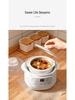 Electric Mini Ceramic Stew Pot with Timer - Auto Health Bird's Nest Steamer & Home Gift