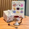 High-Value Cute Ceramic Mug Gift Set for Best Friend or Children - Perfect Birthday Present