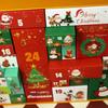 Blank Cardboard Advent Calendar Boxes - 24 Days Foldable DIY Christmas Countdown Calendar for Kids to Fill with Candy, Toys