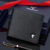 WILLIAMPOLO Men's Wallet 7 Card Holders Purse For Men Leather Luxury Credit Card Wallet Male Small Purse Gift P24QB400