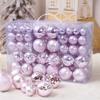 100pcs 3/4/6CM Christmas Ball Set Shatterproof Hanging Ornament  Home