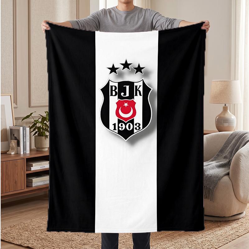 BJK FC Soft Warm Flannel Blankets Comfortable Blanket for Home Decoration Gifting