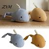 Whale Shape Doorstop Sand Filling Weighted Doorstop, Plush Sea Animal Decorative Door Fabric Stopper Stopper, Heavy Duty for Home Bedroom