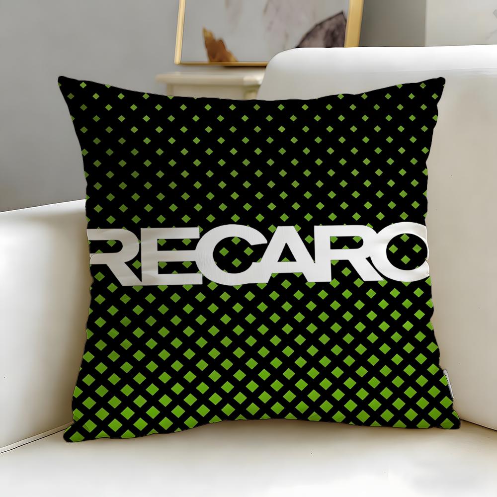 classic brand Recaro Cushion Cover Soft & Easy-Wash Pillow Case – Versatile for Couch, Bed, Travel and Office
