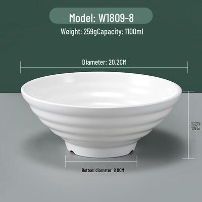 Ru Han Melamine Noodle Soup Bowl