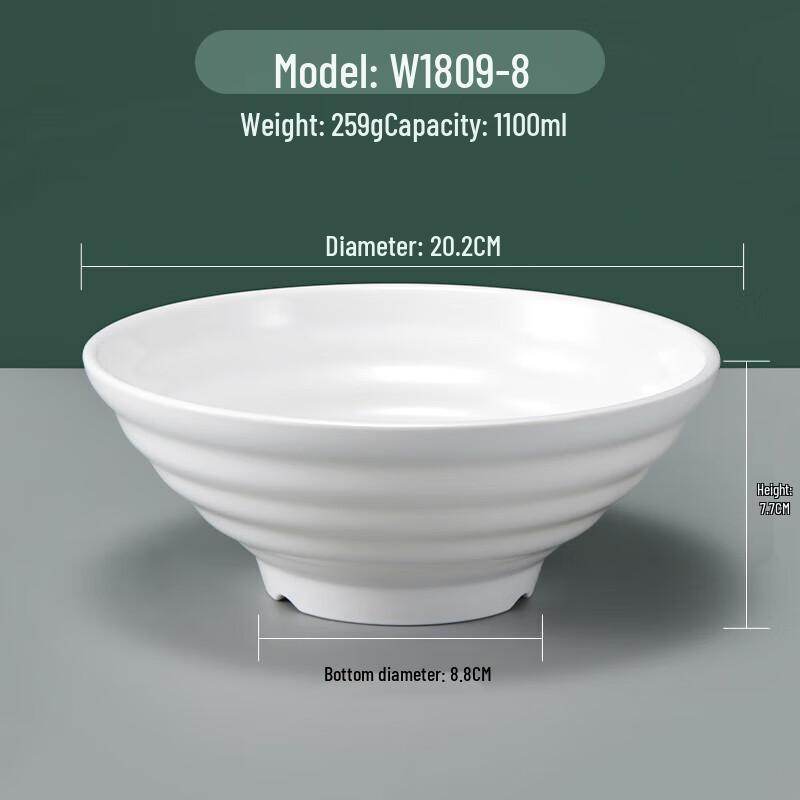 Ru Han Melamine Noodle Soup Bowl