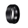 Matný Nerezový Pánský Titanový Prsten s Dvojitým Zkosením
