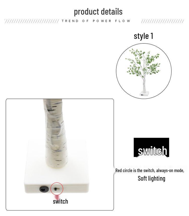 LED Christmas Tree Night Light Decoration for Holiday Parties