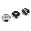 4 Stück 68mm Auto Radnabenkappen Abzeichen Auto Reifen Radkappe Zubehör für Ford Mustang Focus Fiesta Mondeo Kuga Ranger Shelby