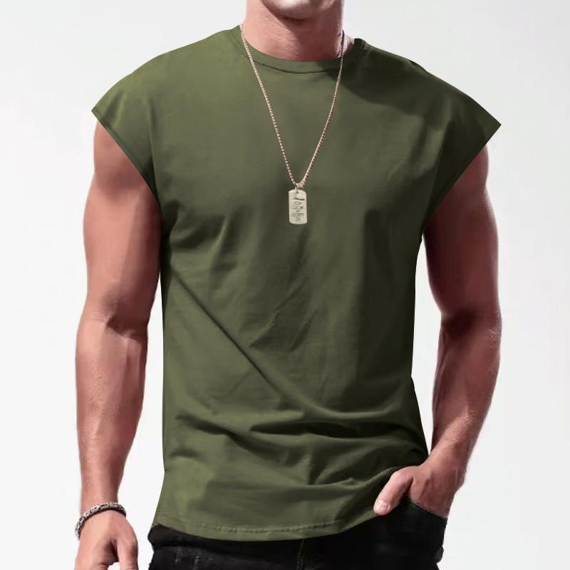 Summer Men's Mesh Gym Vest Quick Dry Loose Fitness Exercise Wide Shoulder Sports Sleeveless Shirt Bodybuilding Tank Top