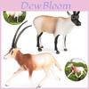 Wild Tibetan Antelope Solid Plastic Model Set For Kids Educational Play And Collecting