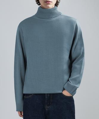 VERYVAIN Balance T-Neck Knit (Smoke Blue)