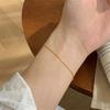Thin Stainless Steel Snake Chain Bracelet Simple Gold Color Titanium Steel Women Bracelet Fashion Jewelry Trendy Accessories
