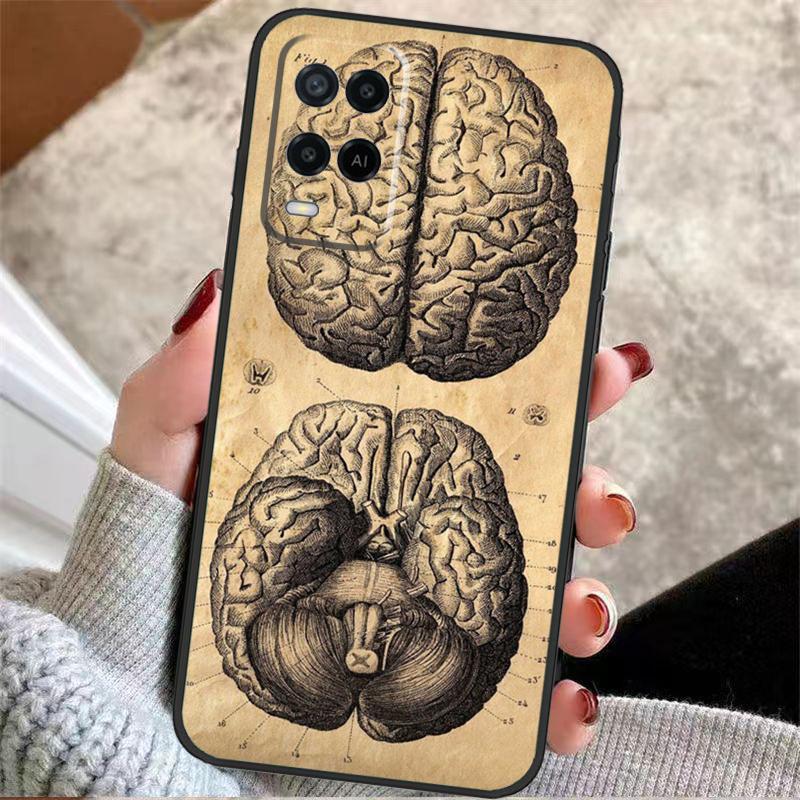 Human Heart Anatomy Case For OPPO A72 A52 A54S A57S A17 A77 A74 A94 A5 A9 A53 A15 A16 A76 A96 A18 A58 A78 A98