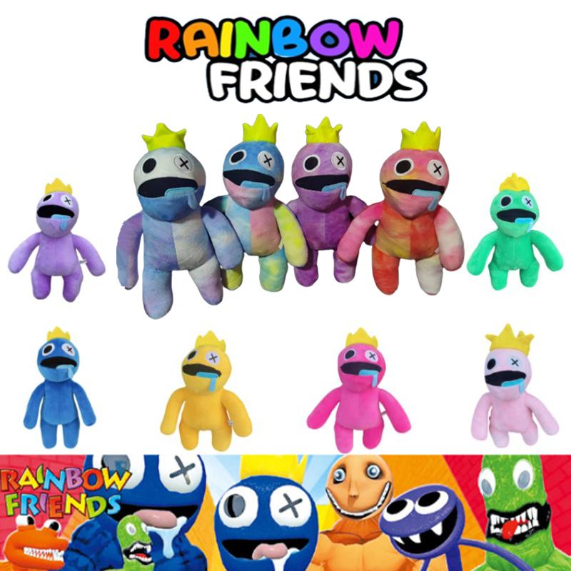 Friends Roblox Rainbow Blue Plush Toy Purple Stuffed Doll Kid Gift Birthday Xmas