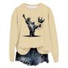 Women's Fashion Casual Long Sleeve Loose Printed Sweatshirt