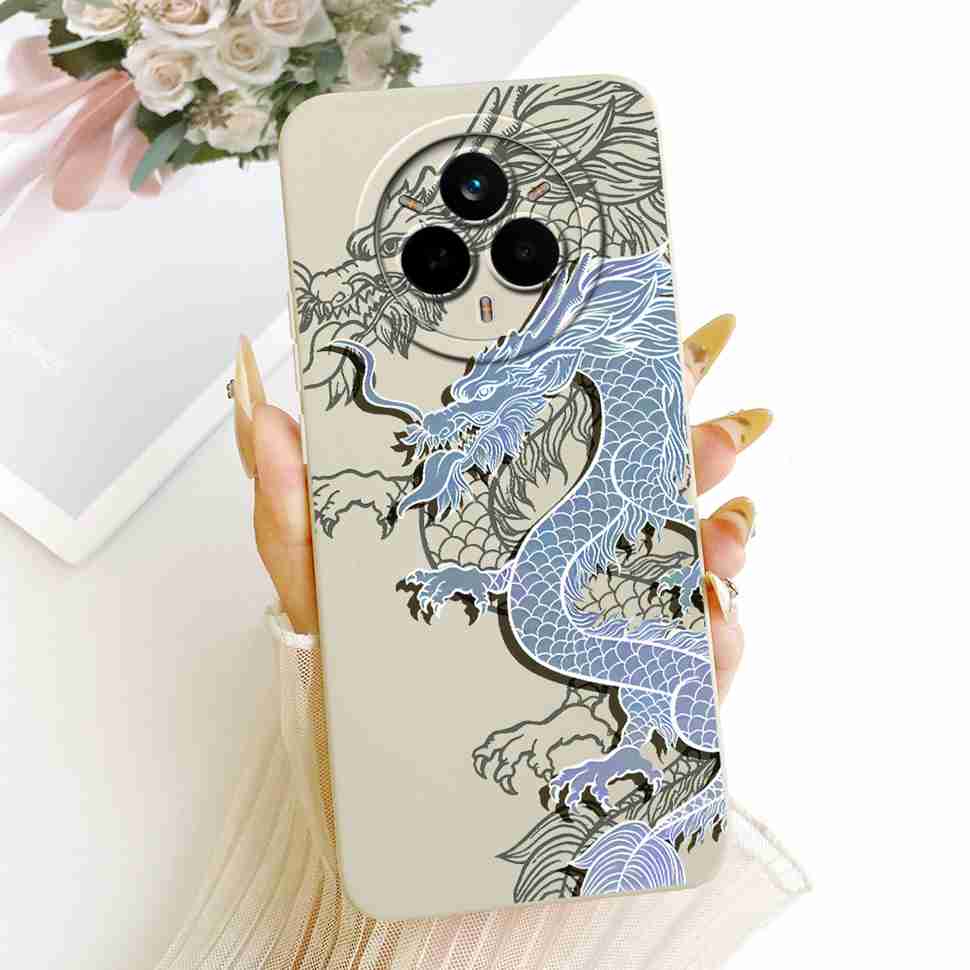 Für Oppo Realme 14 Pro 5G Hülle Neue Katze Blume Weiches Silikon Cover Für Realme 14Pro 14 Pro 5G Handyhülle Stoßfeste Capa