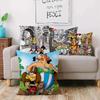 Cute Asterix And O-Obelix Pillow Covers Cartoon Sofa Decorative Home Double-sided Printing Short Plush Cute Cushion Cover