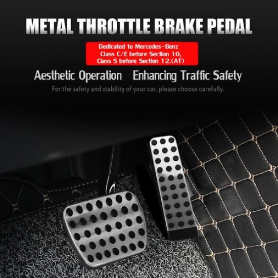 For Mercedes Benz W124 W202 W203 W140 W208 Gas Brake Clutch Pedals Pad Cover