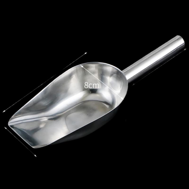 Набор из 10 многоцелевых ложек из нержавеющей стали с квадратным носиком