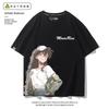 Detective Conan Anime Manica Corta Xiaolan Mouri Ran Stampata Nuova Moda Unisex e da Donna Indumenti Nuovi Casual Manica Corta