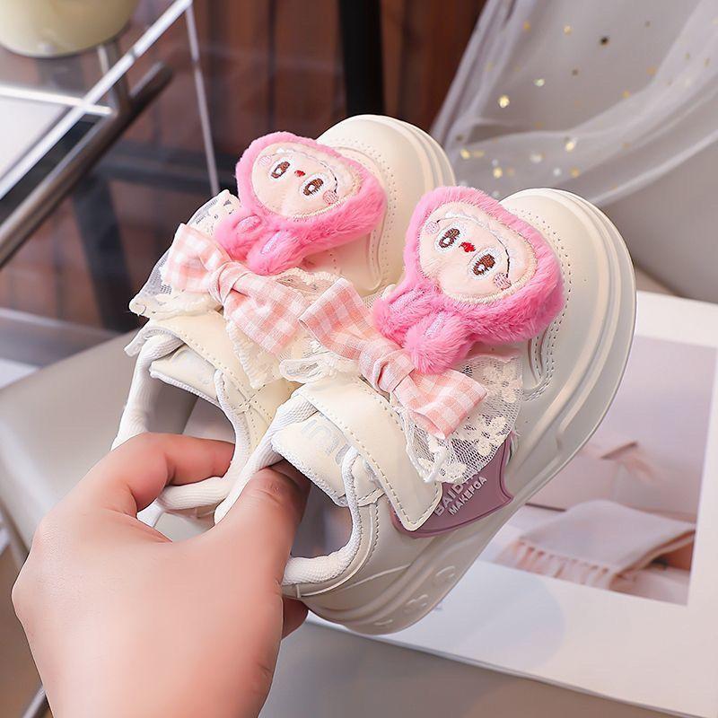 

Детская спортивная обувь, Весенне-осенние повседневные кроссовки на мягкой подошве, Легкие кеды для девочек 29