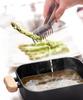 Ishigaki Delish Life Cast Iron Compact Tempura IH 4568 Pot, Square, Compatible,