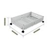 Under The Bed Quilt Storage Bins Large Capacity Rolling Iron Drawer For Clothes, Blankets Foldable Shoe Organizer