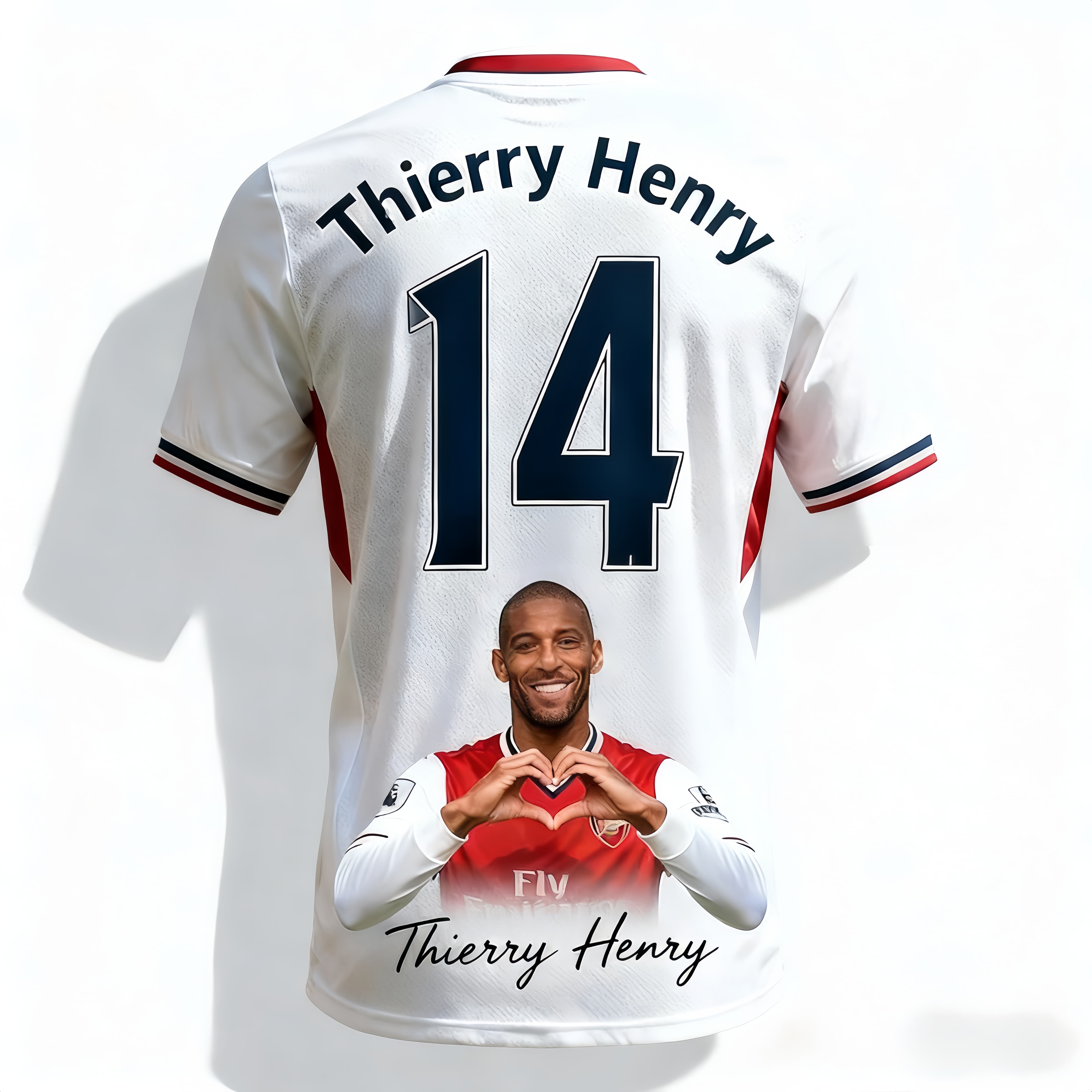 

Новый дизайн - Обязательно для фанатов Арсенала! Футболка Henry Divine Striker, 3D-печать, повседневная, свободного кроя, с коротким рукавом, для фанатов футбола S