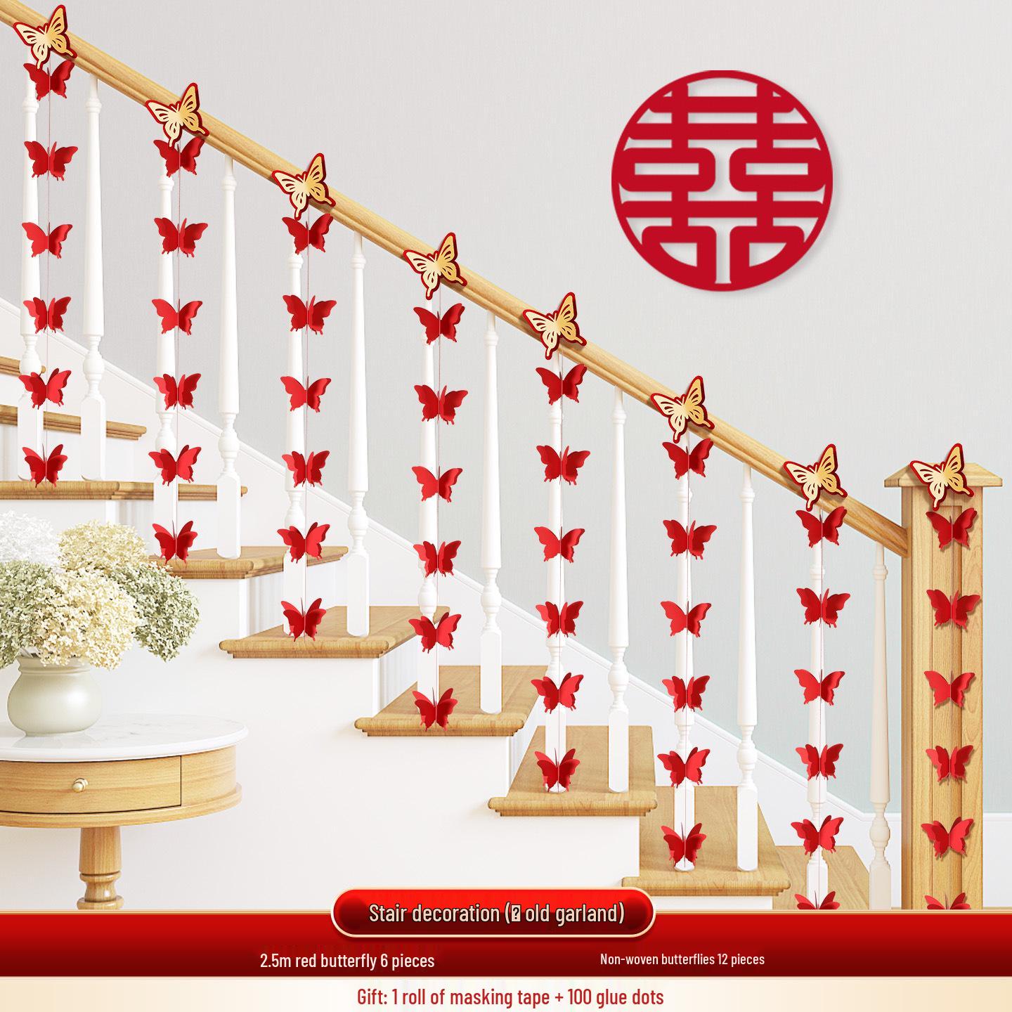 Creative  Xi  Character Sticker - Little Red Sweet Potato Wedding Room Photo Prop