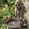 Nordic Styles Cast Iron Bird Feeder Wall Mounted Wild Bird Feeding Station Ornaments For Garden Balcony Yard Decoration P9YB