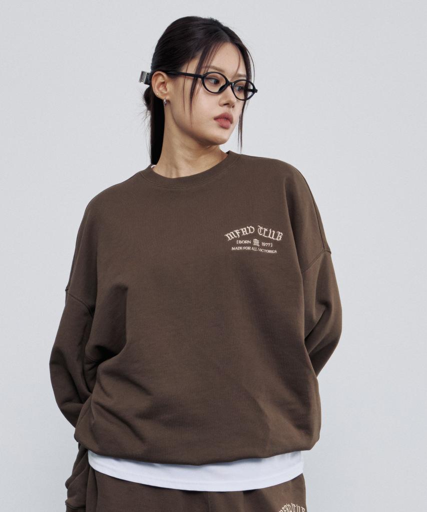 Empebeu Iconic Emblem Sweatshirt Brown