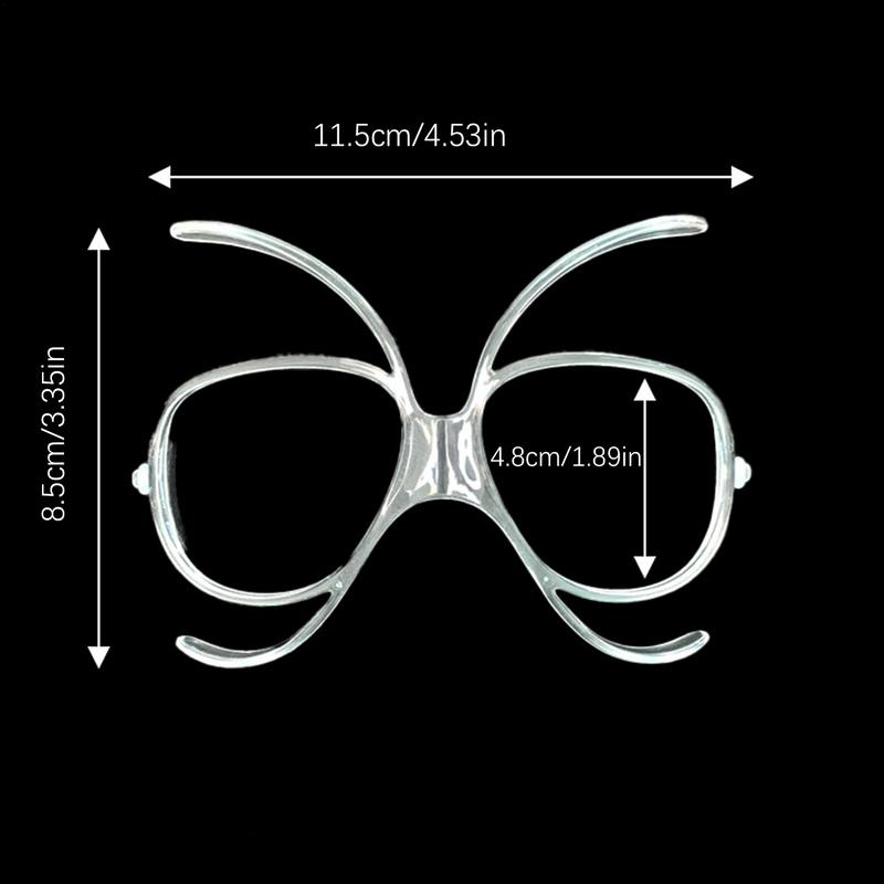 Biegsame Motorradbrille Skibrille Brille Myopie Rahmen Rx-Einsatz Optischer Adapter Flexibel