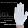 Men's Durable White Cotton Nylon Work Gloves for Construction