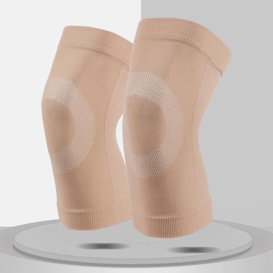 1 Pair Knee Pad 3D Three-dimensional Weaving High Stretchy Silicone Strip Breathable Anti-skid