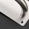 Pull Push Door Plate Handle Stainless Steel Heavy Duty Barn Door Pull for Shed Commercial Fire Door Mounting Accessories