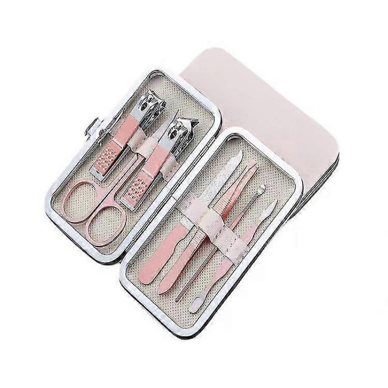 7 Piece Nail Art Kit, Professional Nail Clipper Kit Pedicure Care Tools For Travel And Home (1 Set)