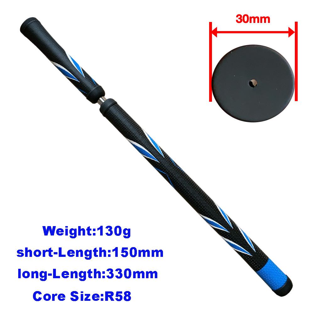 Customizable Logo Two-Piece Push Rod Handle Belly Putter Grip чёрный/синий