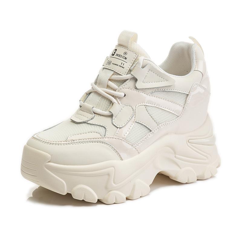 Inner heightening dad shoes autumn and winter new casual sports shoes temperament thick sole small tide